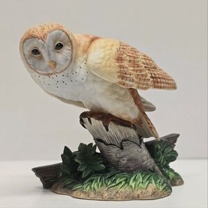 Lenox Porcelain Figurine Statue American Barn Owl Vintage 1993